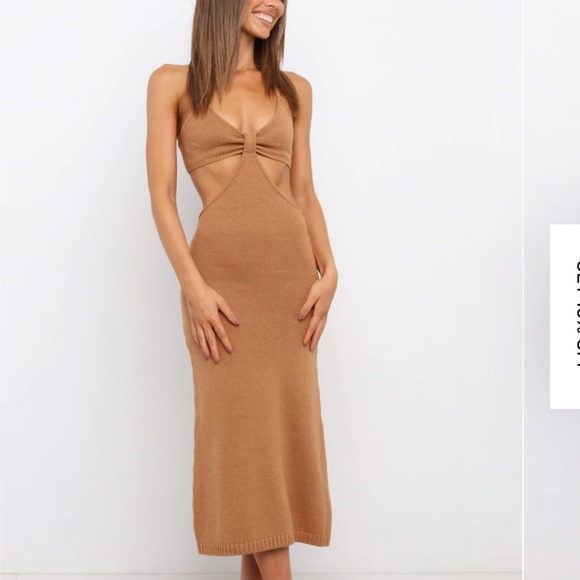 Petal & Pup Dresses & Skirts - NWT! Petal + pup Hailey dress in Tan